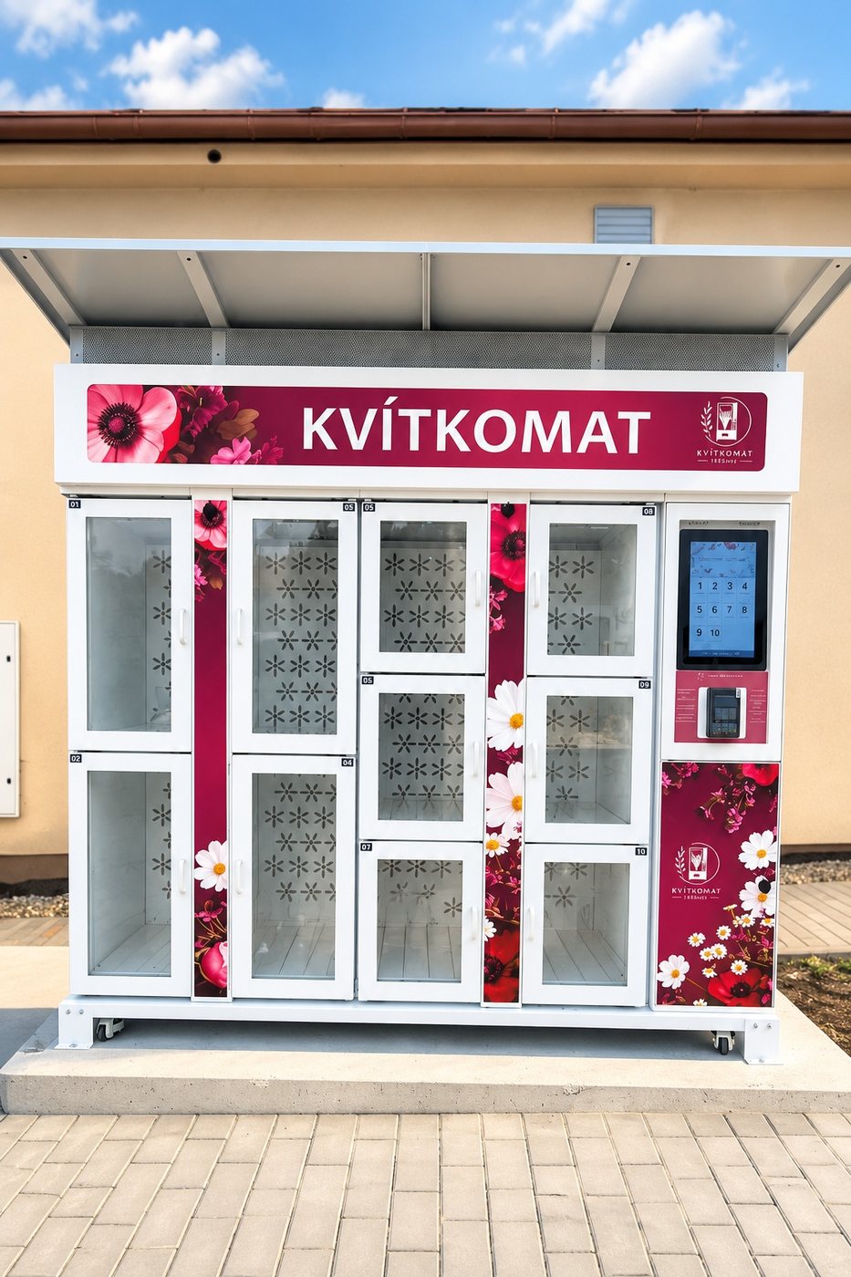 Střílky virágautomata nyáron